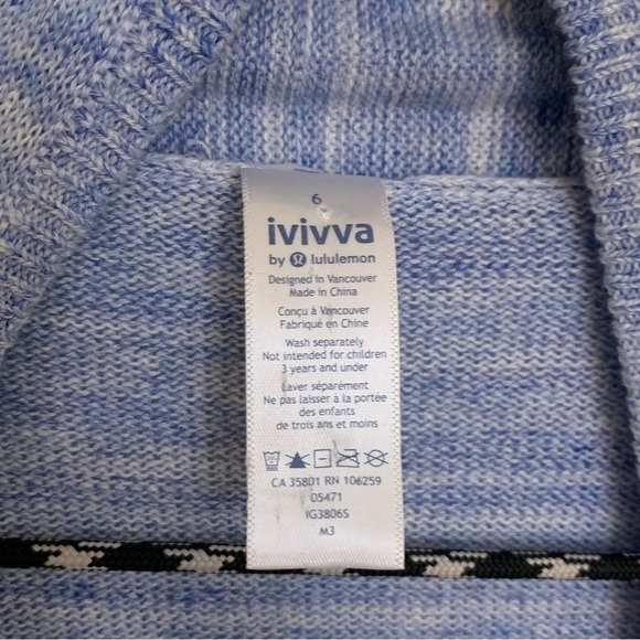 Ivivva Four’s A Charm Knit Cardigan Wrap - Picture 2 of 7